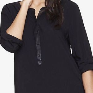 EXPRESS (Minus the) Leather Trim Tunic, M